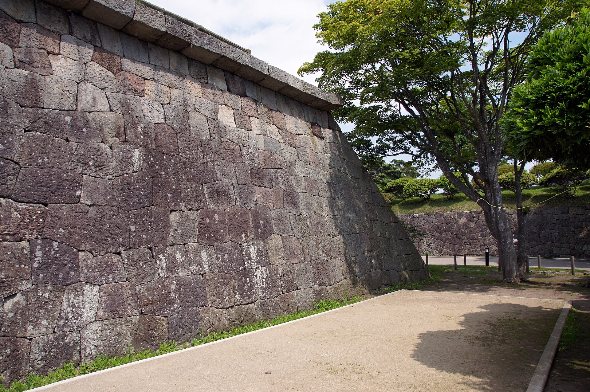 函館市の五稜郭の石垣（イメージ）