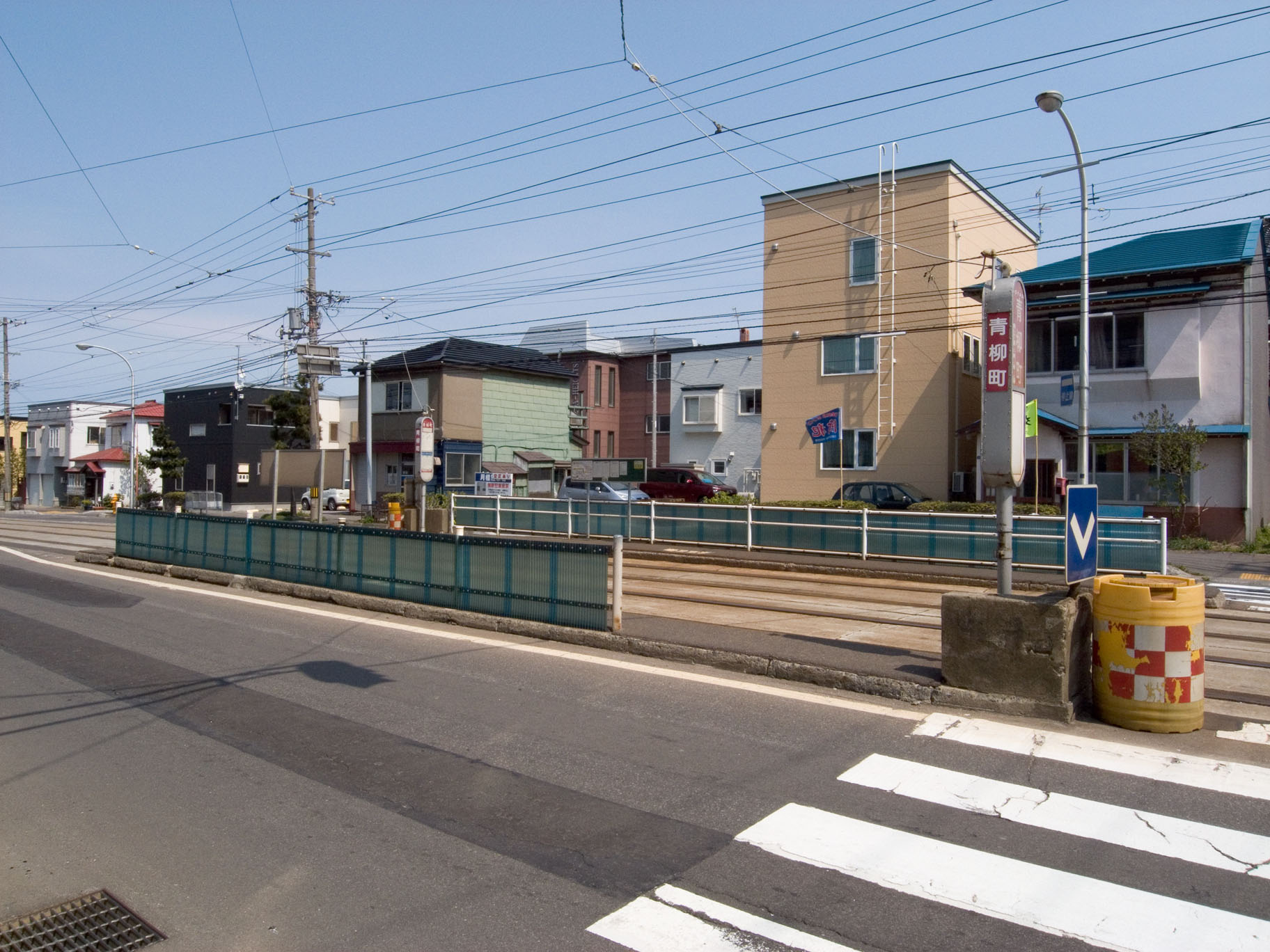 函館市電の青柳町停留場